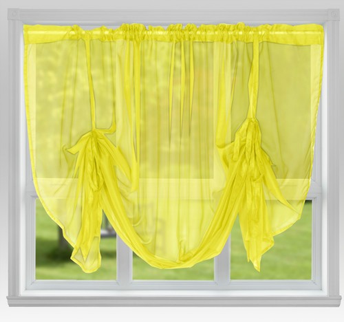 Voile tie blinds wide or - tie,