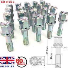20 x ALLOY WHEEL BOLTS FOR