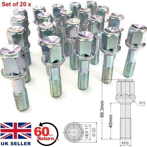 Alloy wheel bolts for - 20,
