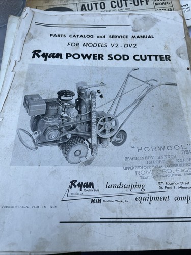 Ryan power sod cutter - ryan,