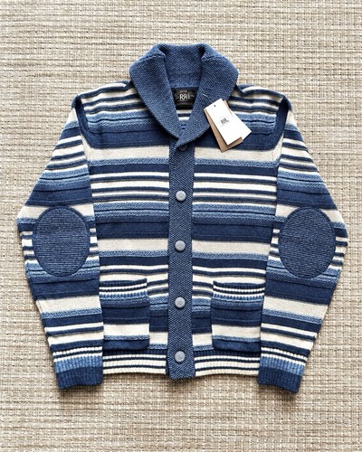 Double rrl indigo striped - rl,