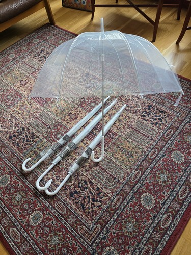 Wedding umbrellas clear dome - clear,