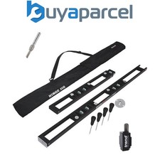 Trend 2 Part Skeleton Door Hinge Jig + Corner Chisel + Router Bit H/JIG/C HJIGC
