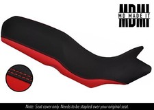 FITS BMW F 650 800 GS 08-12 DUAL CUSTOM VINYL SEAT COVER DSG2 BLACK & RED