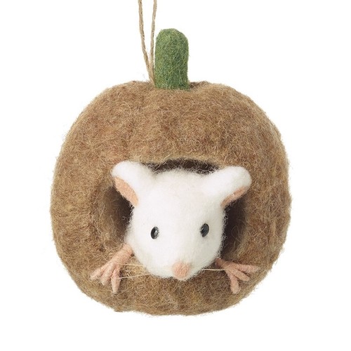 Heaven sends felt mouse - sends, in