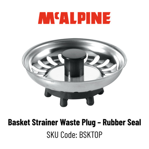 Mcalpine basket strainer waste - basket,