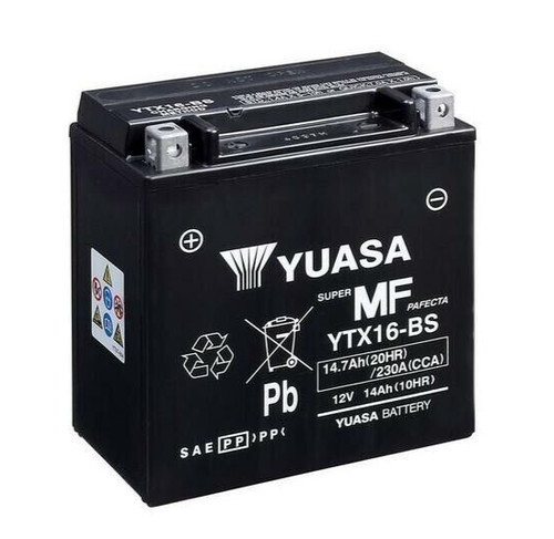 Battery yuasa ytx16 honda - yuasa,