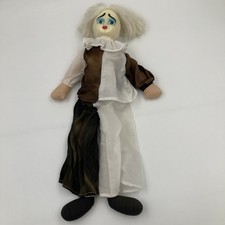 Vintage Sad Pierrot Clown Doll