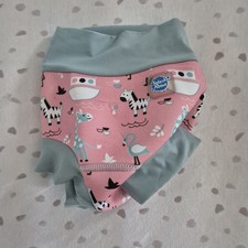 Splash About Happy Nappy Reusable Neoprene Swim Nappy, 6 - 12 Months, Ninas Ark