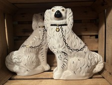 Vintage Pair of Aged Pottery