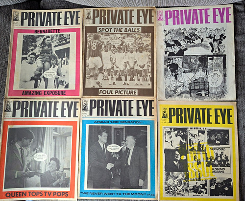 Private eye magazine lot - private,