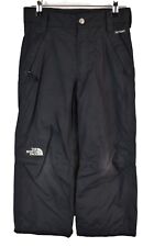 THE NORTH FACE HyVent Black Ski Trousers size S Boys 7/8 Kids Winter Snow Sports