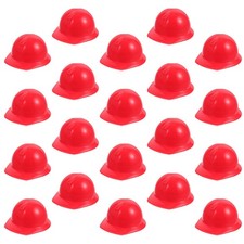  20 Pcs Toy Hard Hat Mini for