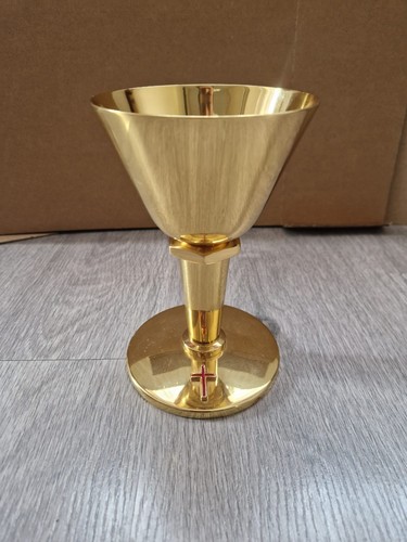 Catholic chalice with cross - chalice,
