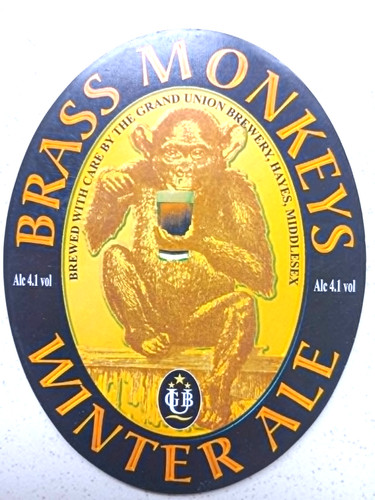 Brass monkeys winter - winter, ale