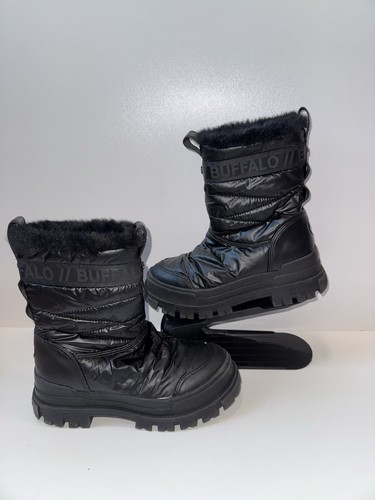 Buffalo london black faux - london,