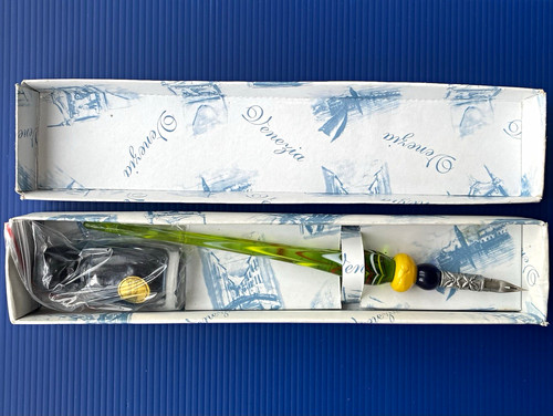 Venezia glass dip pen set - venezia,