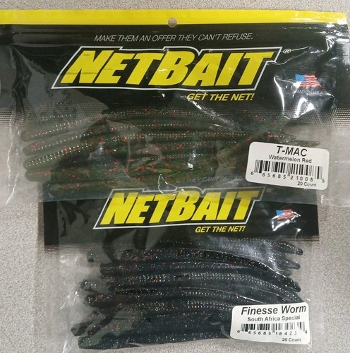 Netbait soft plastic worm - soft,