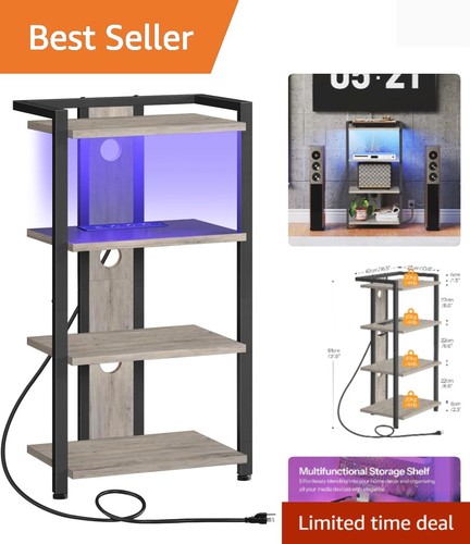 Tier media stand - av,