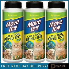 PET CAT DOG REPELLENT POWDER ANIMAL NON TOXIC NATURAL FOR GARDEN PATIO NEW 240G 