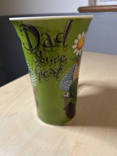 Dunoon Stoneware Mug DAD You're Great Large Tall Glencoe Scotland Katie Mawdsley
