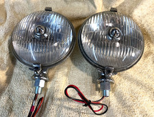 PAIR OF LUCAS SFT576 FOG LAMPS REFURBISHED JAGUAR XK120 XK140 XK150 TRIUMPH MG T