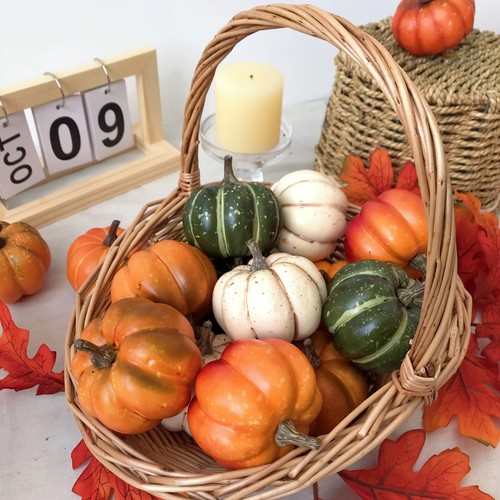 9pcs fake pumpkins - 9pcs, diy