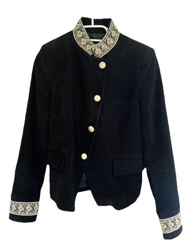 Zara black military jacket - military,