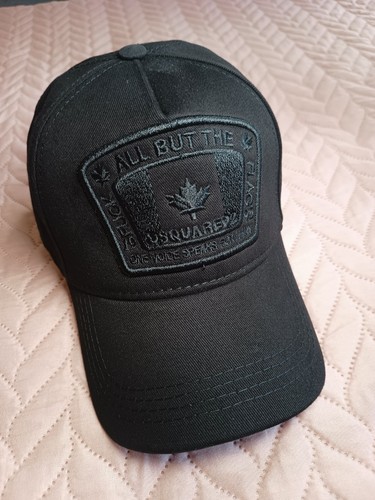 Dsquared2 black baseball cap - dsquared2,