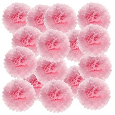 20Pcs 4" Tissue Pom Poms Paper