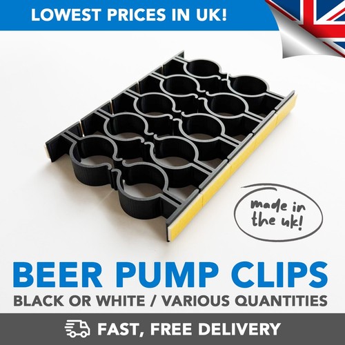 Beer pump clips - clips, plastic