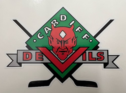 Retro cardiff devils logo - cardiff,