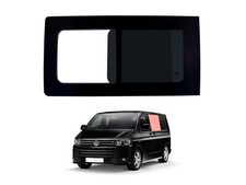 Left Side Sliding Door Opening Window Dark Tinted for VW Transporter T5 (03-15)