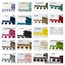 Luxury Pom Pom Trim , Premium