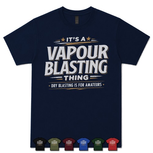 Its vapour blasting thing - its,