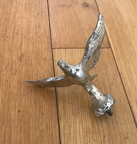 Vintage chrome metal eagle - vintage,