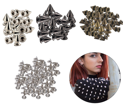 Punk spike studs with brass - spike,