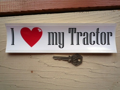 Love tractor sticker 9 - tractor,