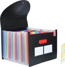 Expanding File Organizers A4 Documents Files Organizer with 25 Pockets Accordion