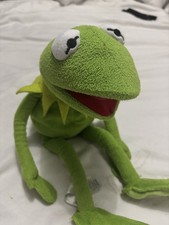 Authentic Disney Store The Muppets Kermit The Frog Plush Stuffed Animal Toy 18”