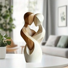 2D Flat Elegant Wooden Couple