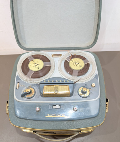 Grundig tk25 vintage suitcase - vintage,