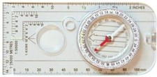 MILITARY MAP COMPASS MILS RULER SCALE ORIENTEERING BRITISH ARMY CADET SURVIVAL