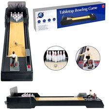 Tabletop Bowling Game for Kids Adults Family Fun Birthday Xmas Party Gift Desk