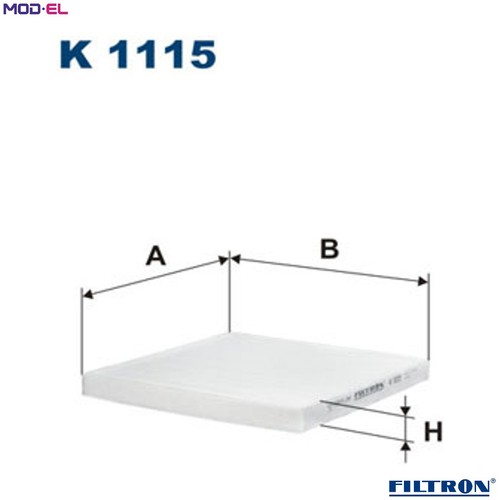 Filter cabin air 1115 for - filter,