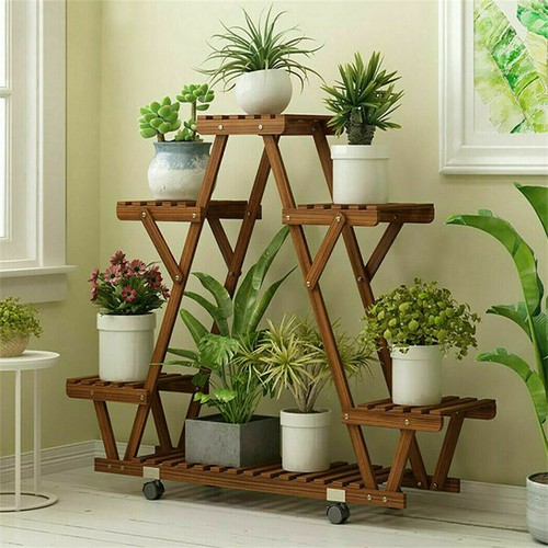 Movable wood flower - flower, shelf