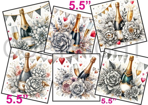 Card toppers 5 - xl, 5.5"