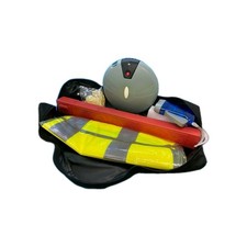 Genuine OEM Fiat 500X Safety Kit Triangle Jacket Torch Bulb kit Gloves 71807408