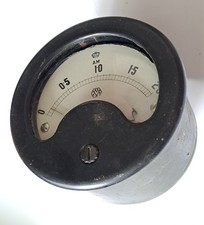 VINTAGE LARGE RAF AIR MINISTRY GUAGE / CLOCK / KINGS CROWN / WW2 ?