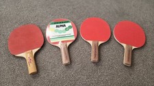4 x Table Tennis Bats Dunlop